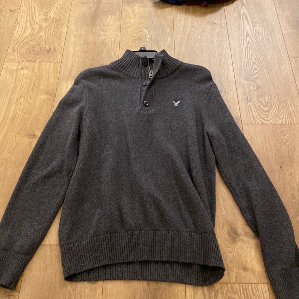 American eagle quarter zip sweater